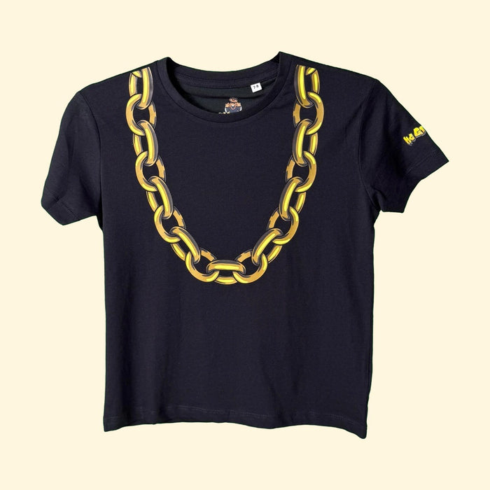 Chain print tee