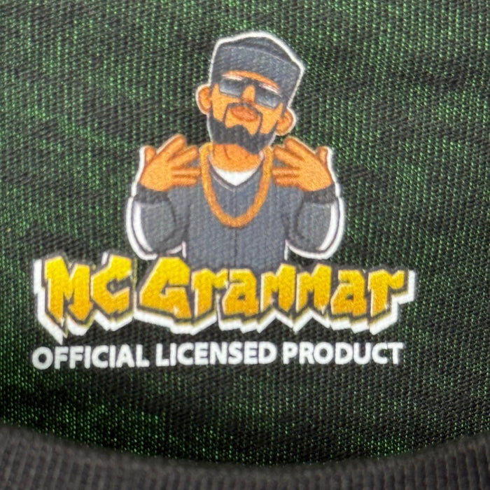 MC Grammar official licensed product label inside the tee